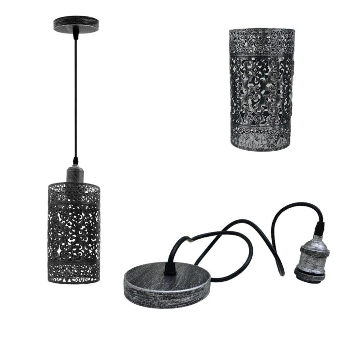 Barrel Cage Pendant Ceiling Light Fixtures