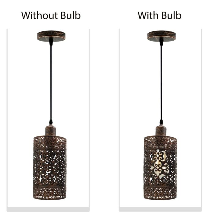 Barrel Cage Pendant Ceiling Light Fixtures