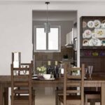 Retro ceiling light fixture with metal cage and warm glow