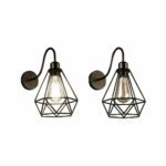 Vintage Wire Cage Wall Sconces E26 Socket