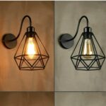 Vintage Wire Cage Wall Sconces E26 Socket