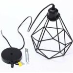 Geometric Cage Pendant Lamp E26 Ceiling Light Fixture~1177 - Image 8
