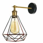 Vintage Wire Cage Wall Sconces E26 Socket