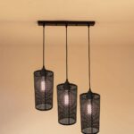 Barrel Cage Hanging Pendant Light Fixture - Image 2