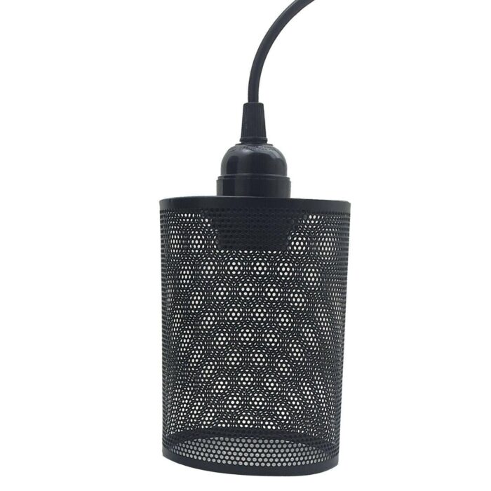 3-Light- Barrel Cage Hanging Pendant Light Fixture