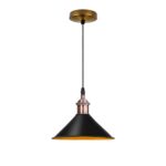 Retro Metal Pendant Black Ceiling Light