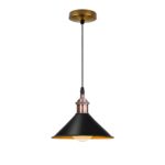 Retro Metal Pendant Black Ceiling Light