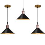 Retro Metal Pendant Black Ceiling Light