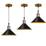 Retro Metal Pendant Black Ceiling Light