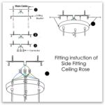 3-Lights Cage Pendant Light Hanging Lamp Ceiling Light Fixture~1381 - Image 4