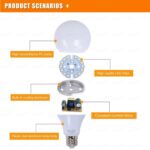 Standard Base Daylight LED Light Bulbs