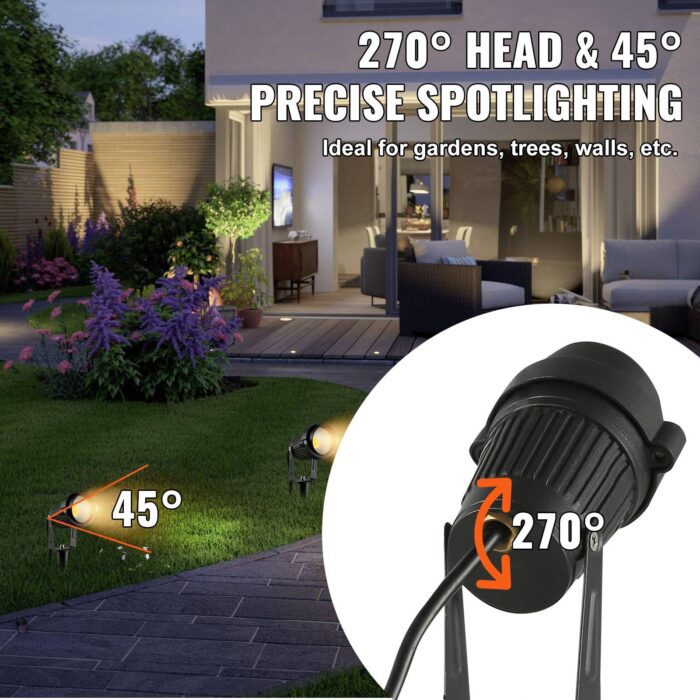 VEVOR 6W Low Voltage LED Landscape Lights - Image 2