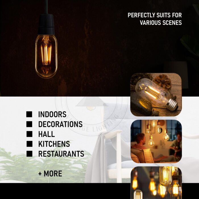 Dimmable Vintage Filament Light Bulb