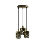 Brass Cage Pendant Light