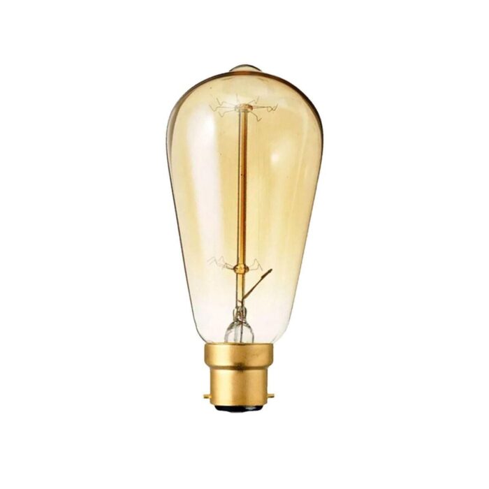 Edison Vintage Light Bulbs with Bayonet Fitting Classic 60W