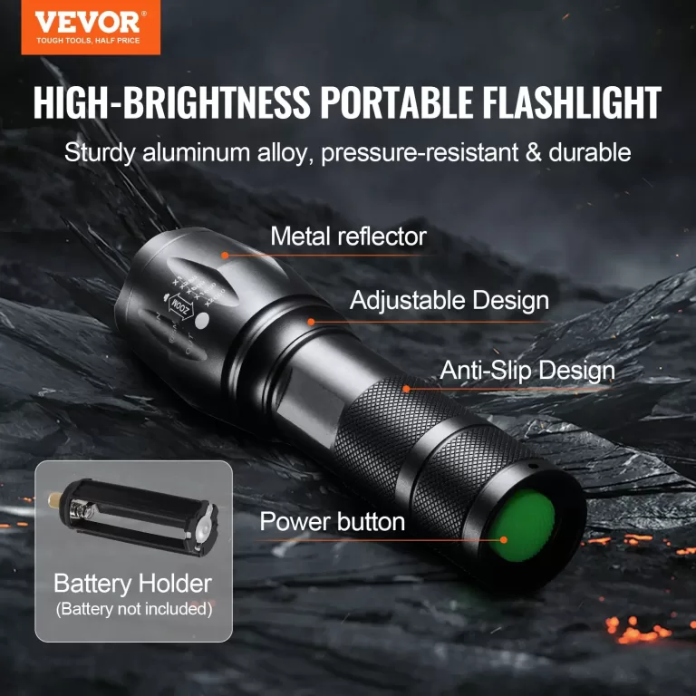 Dual Pack Ultra-Bright Adjustable Focus Flashlights