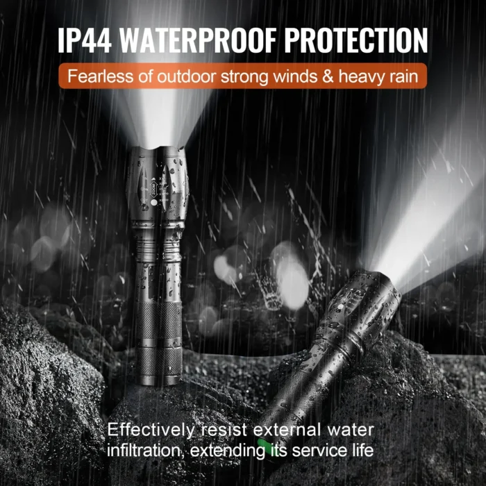 Dual Pack Ultra-Bright Adjustable Focus Flashlights