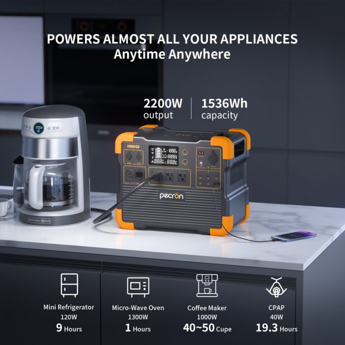 E1500 LFP Portable Power Station