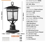 2-Pack Dusk-to-Dawn Outdoor Post's Lights