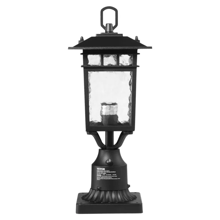 2-Pack 15.75" Dusk-to-Dawn Outdoor Lamp Post Lights