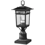 2-Pack 15.75" Dusk-to-Dawn Outdoor Lamp Post Lights