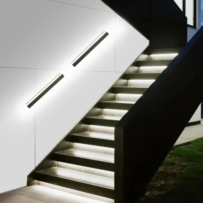 2-Pack 23.6" LED Outdoor Wall Light Strips