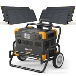 PECRON E2000LFP+4x200W Solar kit